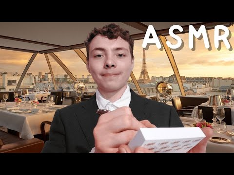 ASMR FR: Roleplay🍴POV tu manges au restaurant🍴(menus, réservation,...)