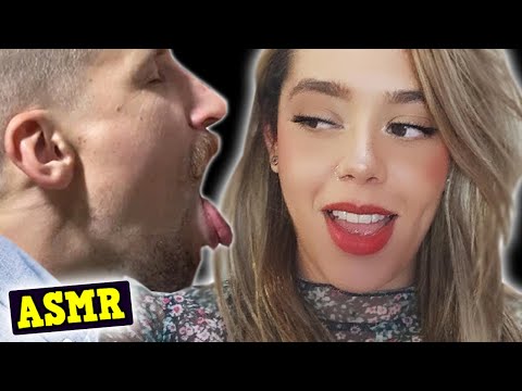 🤤 ASMR FACE LICKING and Ear Eating  no talking 💛