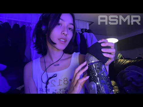 ASMR ☆ MIC TRIGGERS (bare + foam cover)