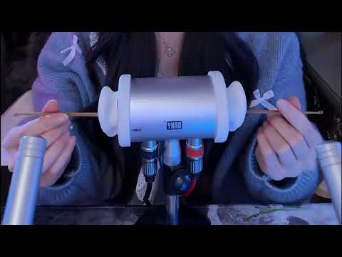 3HR Oily Ear Spa ASMR | Feather Tracing, Aloe Gel & Ear Cupping (No Talking)
