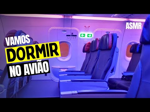 RELAXE E DURMA NO AVIÃO - ASMR