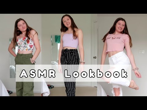 ASMR whispered spring lookbook