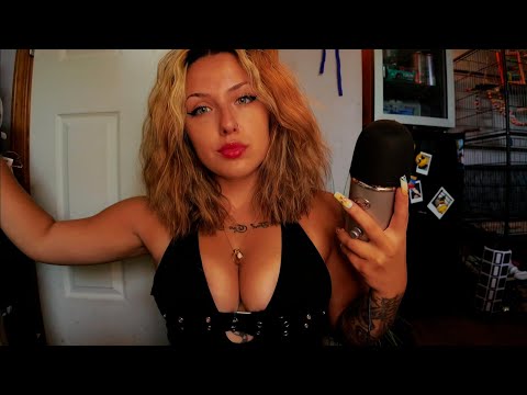 asmr- loud mic sounds, upclose mouth sounds & hand movements etc 🩷