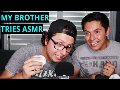 MY BROTHER TRIES ASMR ˃ᴗ˂ ˖° - The ASMR Index