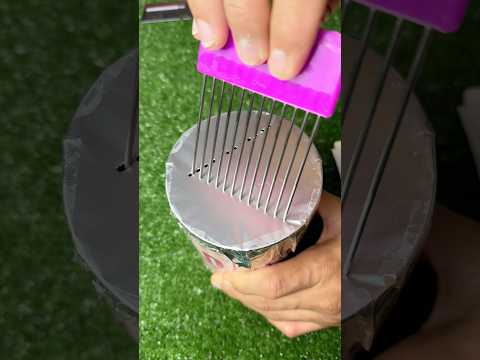 Foil Poking ASMR ⚡💥 #shorts #asmr #oddlysatisfying