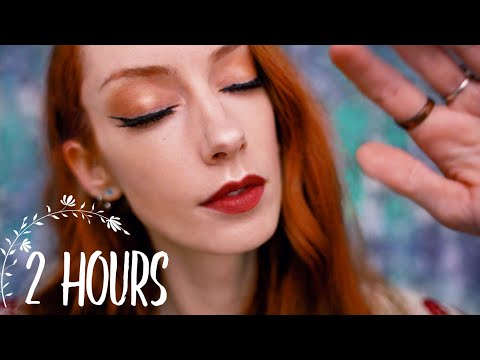 ASMR 2 HOURS+ | Sleepy, Slow Fluffy Mic Brushing & Blowing 🌠