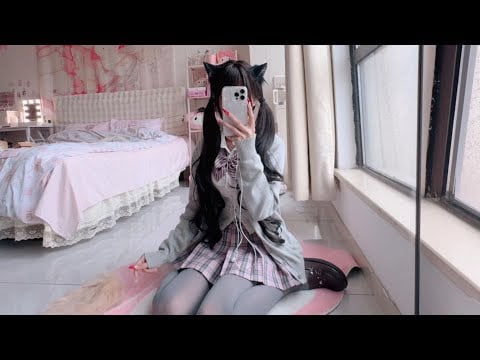 Cute Girl ASMR | Ear Cleaning + Mouth Sounds + Ear Massage