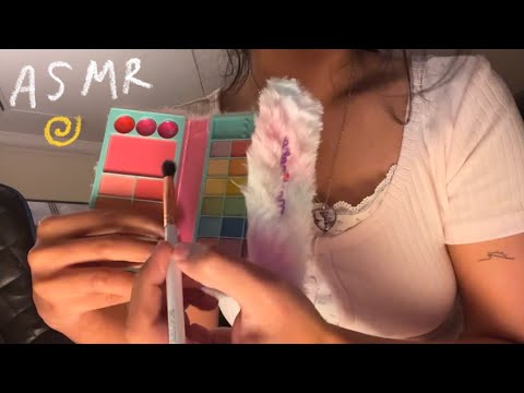 Quick eye makeup ASMR