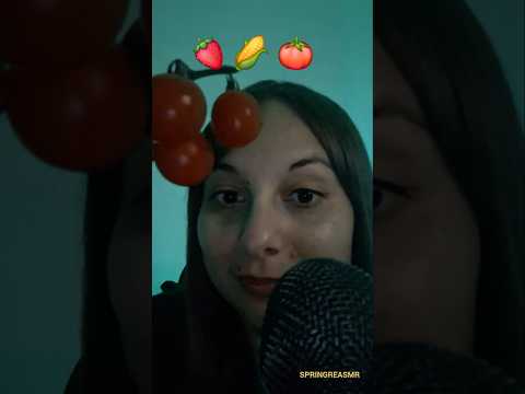 ASMR | Emoji challenge! 🍓🌽🍅