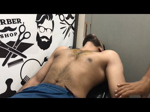 Deep Tissue Relaxing ASMR Chest Massage & Upperbody Massage 💈