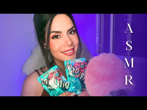 [ASMR] Candy Sounds 🍭 popping sugar + eating sounds