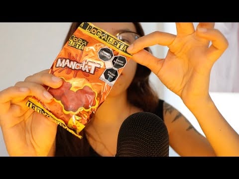 ASMR comiendo gomitas enchiladas 🌶