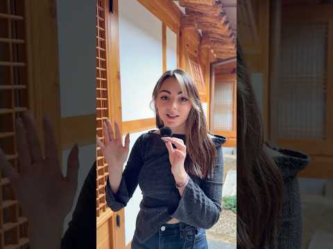 Visite d'une maison traditionnelle Coréenne  #asmr  #southkorea  #seoul