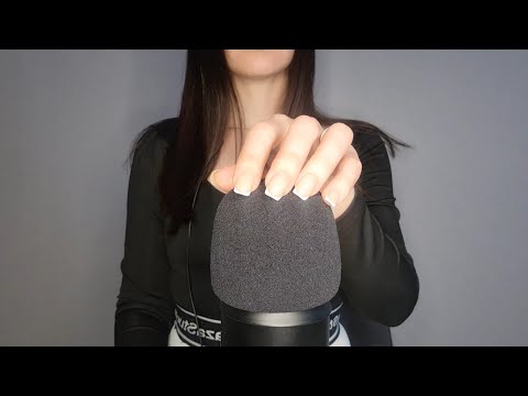 ASMR✨mic base tapping & scratching | hand movements | soft mic scratching✨