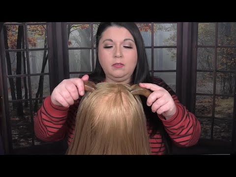 ASMR Scalp Massage For Headache Relief (MassageTools, Scalp Scratching, Hair Brushing, Whispering)