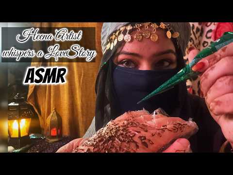 🌙🌿 ASMR: Heena Artist Whispers a Desert Love Story