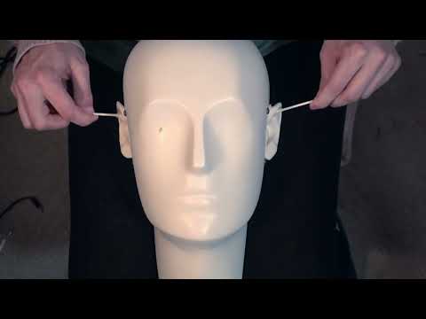ASMR In Your Ears - Brushing, Q tips, Fluffy