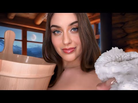 ASMR Deutsch Hot Sauna für dich🔥 Massage, Personal Attention, Washing you | Massage Roleplay german