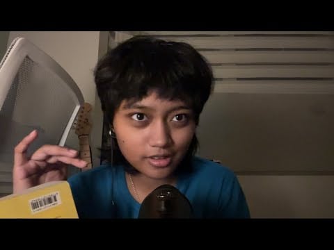 asmr book massage and reflecting on the state of the world