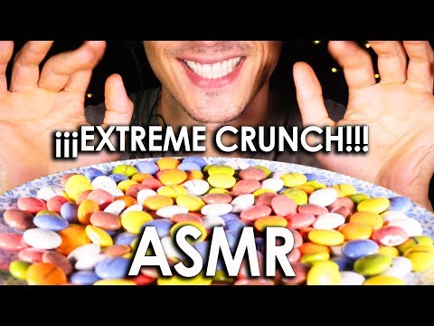 ASMR 😍 SMARTIES EATING SOUNDS MUKBANG EXTREMLY CRUNCHY 4k (No Talking) Blue Yeti