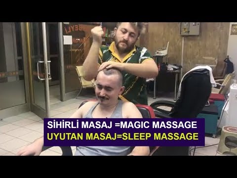 ASMR turkish massage barber :NECK CRACK head,body,arm,face,back massage=kafa sırt kol masajı İZLE