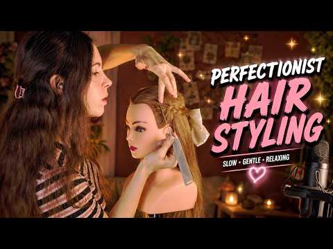 ASMR Perfectionist Hair Styling