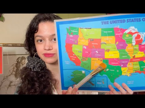 ASMR~ Geography Teacher Lesson After Class