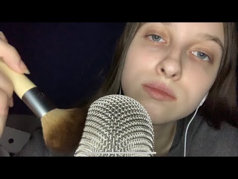 ASMR - Relaxing Mic Brushing + Some Tingly Phrases