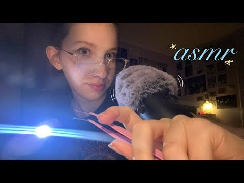 asmr rp 👁️ getting something out of your eye // light triggers, personal attention, inaudible