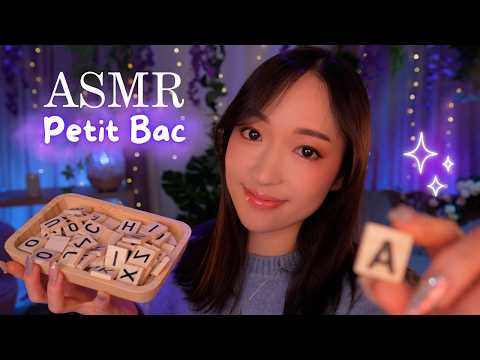 ASMR 🧠 On joue au Petit Bac ensemble 📝 Jeu relaxant & détente 🌙