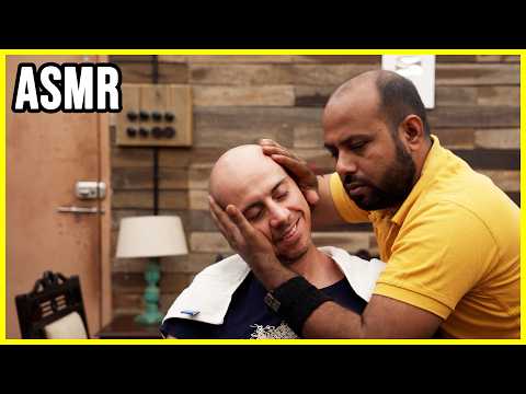 Reiki Master Performs What He Does Best: Head Massage with Neck Cracking