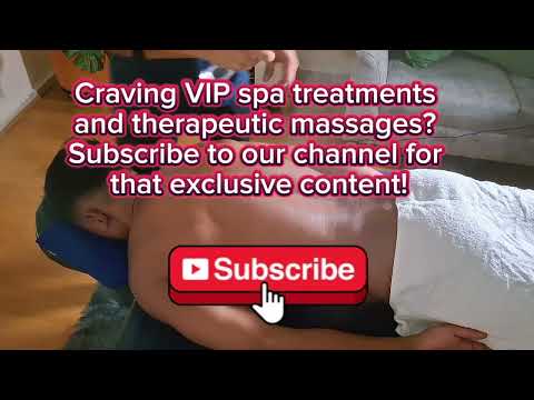 #asmr #sportmassage con cañas de corozo