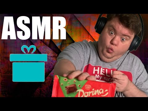 ASMR TRY TREATS UNBOXING ASMR EATING SOUNDS