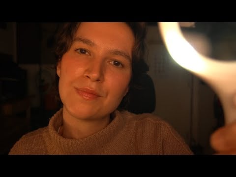 ASMR Studying Your Face For a Test (measuring, drawing, note taking, etc)