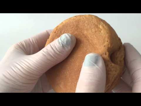 Latex Gloves with Dutch crispbakes [[ASMR]]