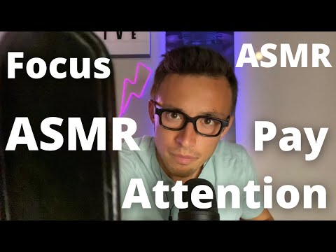 ASMR Pay Attention/Focus Roleplay ASMR | 49th ASMR Video
