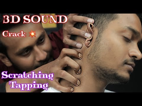 Best Tapping And Scratching Head Massage With 3D Sound ASMR