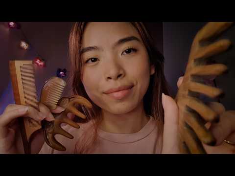 Soothing your scalp until you see the back of your eyelids 🤤 ASMR Scalp Scratching & Sleepy Blinks