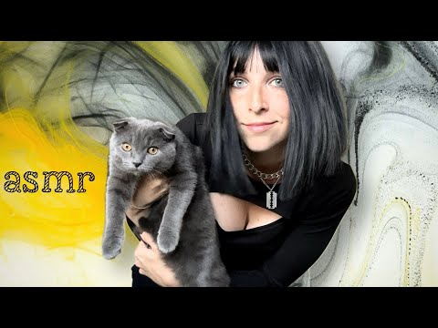 АСМР РАЗНЫЕ ТРИГГЕРЫ И КОТИК // asmr trigger assortment 🐈‍⬛