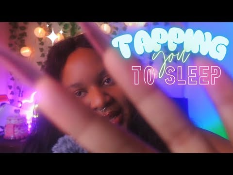 ASMR | TAPPING YOU TO SLEEP | Glass Tingles