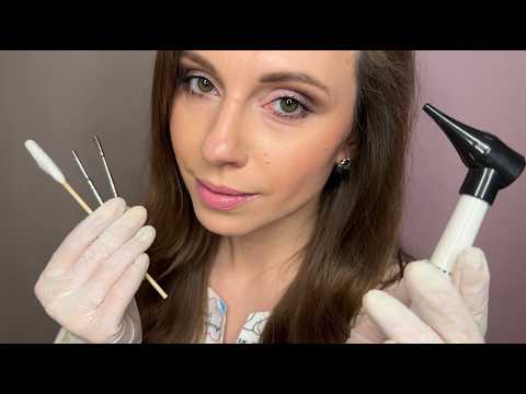 АСМР Осмотр и Гигиена Ушей у Врача • ОЧЕНЬ МУРАШЕЧНО!!! • ASMR Doctor