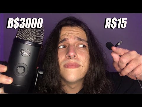 Microfone de R$15 VS Microfone de R$ 3000 ASMR