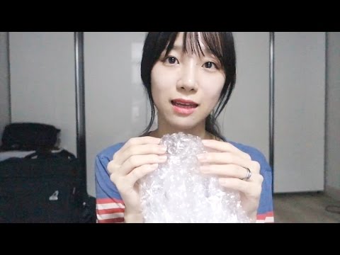 여러가지 비닐소리와 잡담 & 노토킹 ASMR Crinkle Sounds with Talking & No Talking