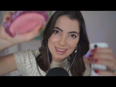 ASMR: CABELEIREIRA FOFOQUEIRA E DEBOCHADA - Sweet Carol