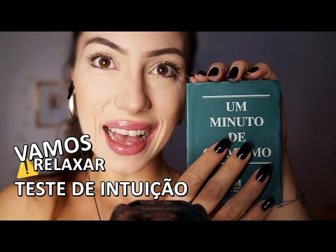 ASMR: SUSSURROS QUE VÃO TE AJUDAR A DORMIR E TESTE DE INTUIÇÃO.