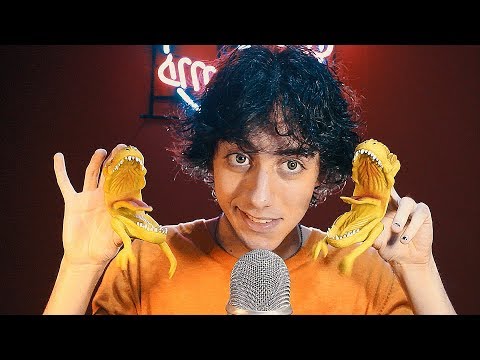 ASMR WITH DINOSAURS