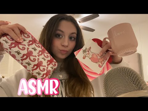 ASMR- pink valentine themed triggers! 💕💌