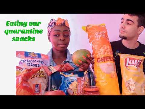 Asmr Eating Our Quarantine Snacks