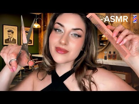 ASMR Deutsch Barber Shop Roleplay Verwöhnprogramm für Männer💈shaving, haircut, massage | Friseur RP