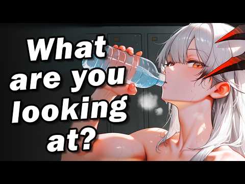 Tsundere Friend Catches You Peeking at the Gym ♡ [F4A] [Friends to Lovers] ASMR Roleplay